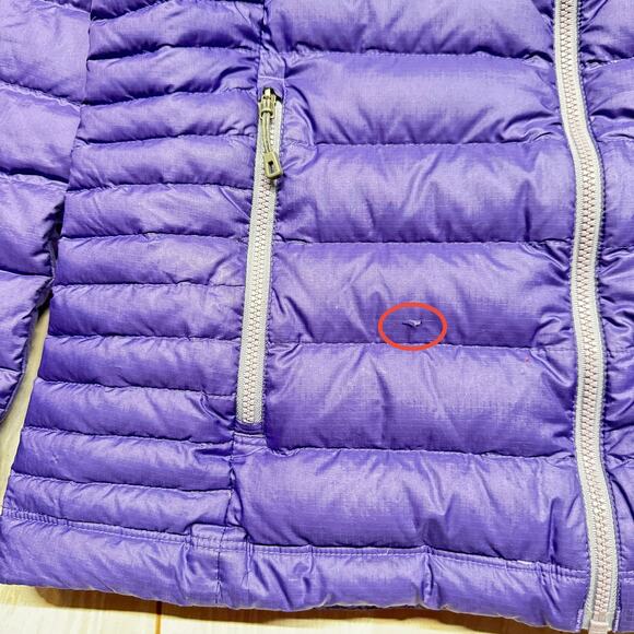 Patagonia Women's Medium Goose Down 800-Fill Insulated Puffer Jacket Purple - Picture 9 of 9